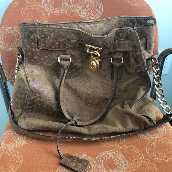michael kors ostrich bag